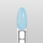 Гель лак для ногтей, витражный, трехфазный, 8 мл, LED/UV, голубой (11) - Фото 5