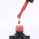 Гель лак для ногтей, с вкраплениями, трехфазный, 8 мл, LED/UV, розовый (02) - Фото 4