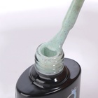 Гель лак для ногтей, с вкраплениями, трехфазный, 8 мл, LED/UV, зелёный (16) - Фото 3