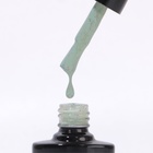 Гель лак для ногтей, с вкраплениями, трехфазный, 8 мл, LED/UV, зелёный (16) - Фото 4