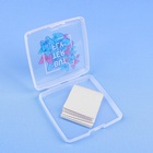 Органайзер для хранения гигиенических принадлежностей «BUTTERFLY», 9.5×9.5×1.5 см, прозрачный - Фото 4