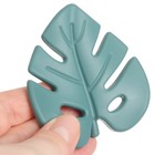 Прорезыватель силиконовый M&B «Тропики», от 3 мес., зеленый - Фото 7