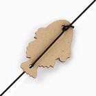 Дразнилка с деревянной подвеской «Яркая рыбка», 5 см - фото 9651694