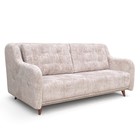 Диван прямой «ХАЙТ 1», спальное место 1400×2000 мм, ткань велюр, цвет бежевый аляска бейдж - Фото 3