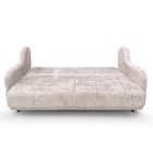 Диван прямой «ХАЙТ 1», спальное место 1400×2000 мм, ткань велюр, цвет бежевый аляска бейдж - Фото 5