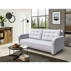 Диван прямой «ХАЙТ 1», спальное место 1400×2000 мм, ткань велюр, цвет серый вивальди 14 - Фото 1