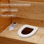 Сиденье для уличного туалета, 38×44 см, Стандарт, пенополистирол - Фото 2