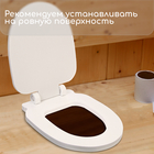 Сиденье для уличного туалета, с крышкой, 38×50 см, Стандарт, пенополистирол, Greengo - Фото 4