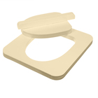 Сиденье для уличного туалета, 38×50 см, с крышкой, Эконом, пенополистирол, Greengo - Фото 13