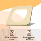 Сиденье для уличного туалета, 38×50 см, с крышкой, Эконом, пенополистирол, Greengo - Фото 3