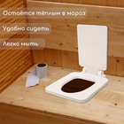 Сиденье для уличного туалета, 38×50 см, с квадратной крышкой, пенополистирол, Greengo - Фото 2