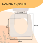 Сиденье для уличного туалета, 38×50 см, с квадратной крышкой, пенополистирол, Greengo - Фото 5