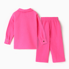Костюм (рубашка и брюки) детский KAFTAN "Муслин", р.34 (122-128 см) розовый - Фото 7