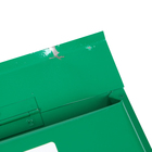 УЦЕНКА Ящик почтовый без замка (с петлёй), вертикальный «Почта», зеленый - Фото 3