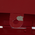 Ящик почтовый «Письмо», горизонтальный, без замка (с петлёй), бордовый - Фото 2