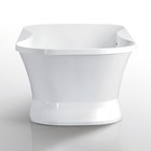 Ванна акриловая Azario BORDEAUX 180x90x60 см, свободностоящая, сифон, рама, белая - Фото 5
