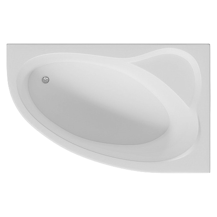 Ванна акриловая Azario LAURA асимметричная 170х110 см, правая, белая - Фото 1