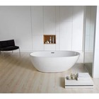 Ванна акриловая Azario LEEDS 168,5х84х58 см, свободностоящая, сифон, рама, белая - Фото 9