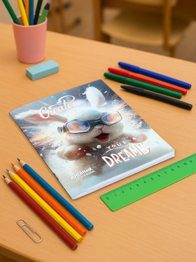 Дневник школьный для 1-4 классов «Пушистые друзья. Зайчик», мягкая обложка, 48 листов