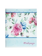 Набор тетрадей 96 листов в клетку Calligrata "Цветы-2", обложка мелованный картон, блок №2, белизна 75% (серые листы), 4 шт. 10366585