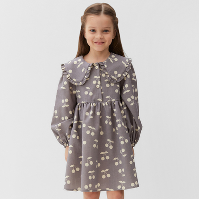 Платье детское с воротником KAFTAN, размер 34 (122-128 см)