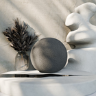 Подушка декоративная «Этель. Шар», d=30 см, тёмно-серая - Фото 5