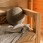 Подушка декоративная «Этель. Шар», d=30 см, тёмно-серая - Фото 7