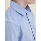 Сорочка верхняя для мальчиков, рост 122 см, цвет голубой - Фото 5