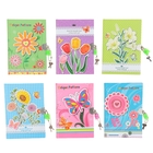 Записная книжка подарочная А5 80л лин на замке Цветочки МИКС - Фото 1