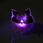Бабочка световая на цветочке, цвета МИКС - Фото 3