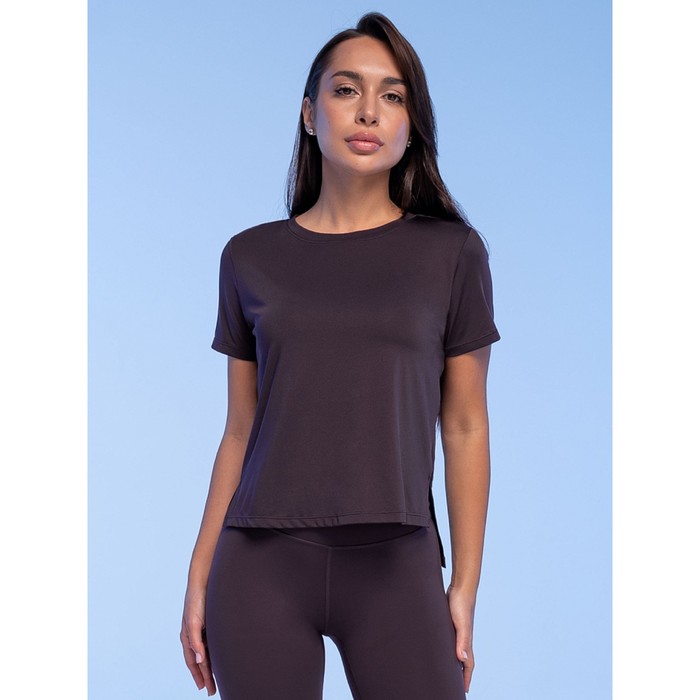 

Футболка спортивная женcкая, размер S, цвет фиолетовый