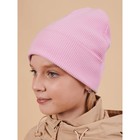 Шапка детская, размер 48-50, цвет розовый - фото 299611316