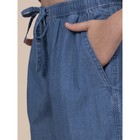 Шорты для девочек, рост 140 см, цвет джинс - Фото 4