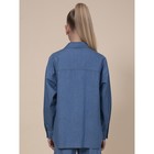 Блузка для девочек, рост 140 см, цвет джинс - Фото 3