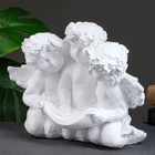 Фигурка гипс «Ангел тройной» белый 16×28×22 см 1076262