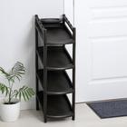 Этажерка для обуви «Узкая», 4 яруса, 41.5×25.5×81 см, МИКС - Фото 1