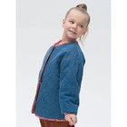 Куртка двусторонняя для девочек, рост 104 см, цвет джинс - Фото 9