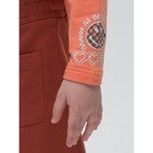 Джемпер для девочек, рост 110 см, цвет оранжевый - Фото 11