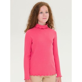 Джемпер для девочек, рост 128 см, цвет розовый