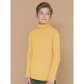 Джемпер для мальчиков, рост 122 см, цвет жёлтый