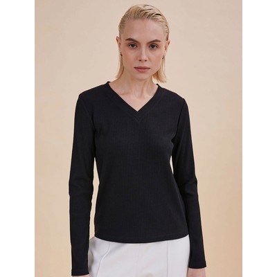 Пуловер женский, размер L, цвет чёрный
