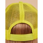 Кепка детская, размер 51-52, цвет лаймовый - фото 27812779