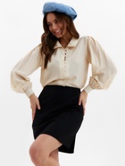 Юбка мини женская MINAKU: Casual Collection, чёрная, размер 42 - Фото 2