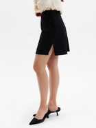 Юбка мини женская MINAKU: Casual Collection, чёрная, размер 42 - Фото 3