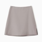 Юбка мини женская MINAKU: Casual Collection, бежевая, размер 44 - Фото 5