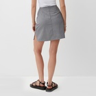 Юбка мини женская MINAKU: Casual Collection, серая, размер 44 - Фото 4