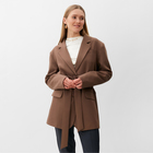 Пиджак женский MINAKU: Classic цвет коричневый, р-р 42-44 - фото 321490081