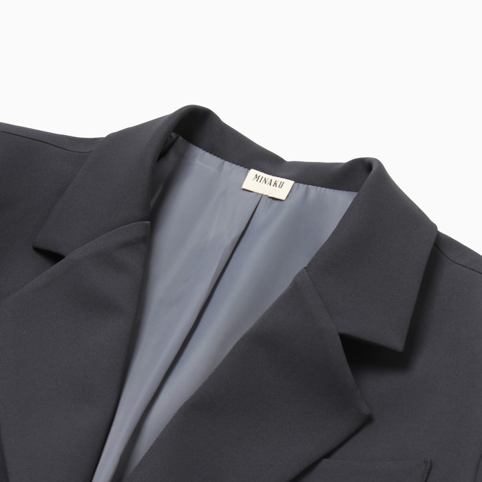 Пиджак женский MINAKU: Classic цвет серый, р-р 50-52