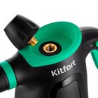 Пароочиститель Kitfort KT-9170-2, 1050 Вт, 0.38 л, 30 г/мин, нагрев 3 мин, чёрно-зелёный - Фото 4