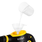 Пароочиститель Kitfort KT-9170-3, 1050 Вт, 0.38 л, 30 г/мин, нагрев 3 мин, чёрно-желтый - Фото 5